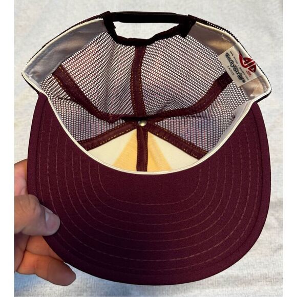 Arizona Sundevils State University Hat AJD Lucky Stripe Snapback Vintage - Picture 5 of 5